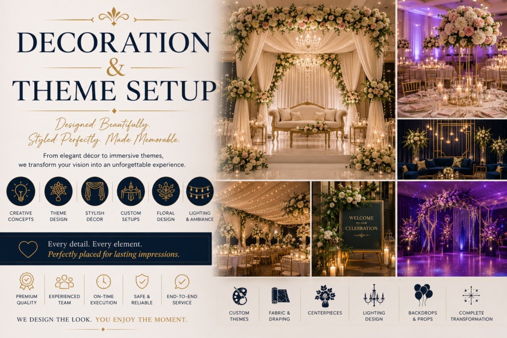 decoration and theme sretup